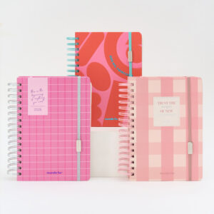 AGENDA FW 2026 A5 DIARIA PINK PACK 3 U.