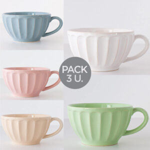 TAZON CERAMICA 500 CC PACK 3 U.