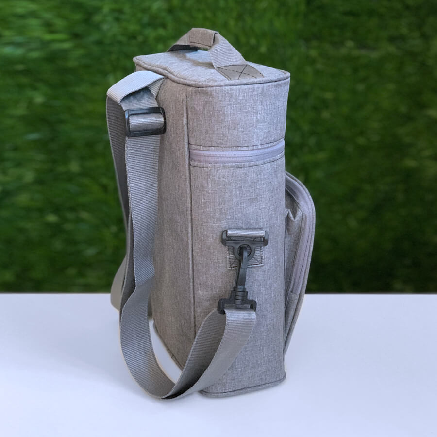 MATERA MOCHILA MELANGE GRIS - Imagen 2