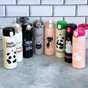 BOTELLA TERMICA PANDA / MEOW 500 ML PACK 2 U