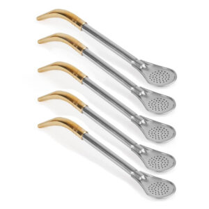 BOMBILLA PICO DE LORO PALITA BOQUILLA BRONCE PACK x 5 U.