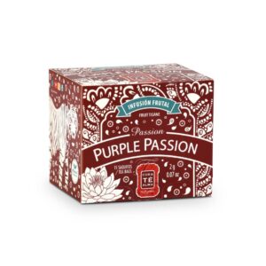 SAQUITOS DE TÉ PREMIUM x 15 - PURPLE PASSION